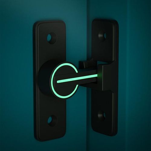 90 Degree 180 Degree Heavy- Door Lock Interior Door Bolt Luminous Bolt Old-Ed Surface-Mounted For Room Door Latch