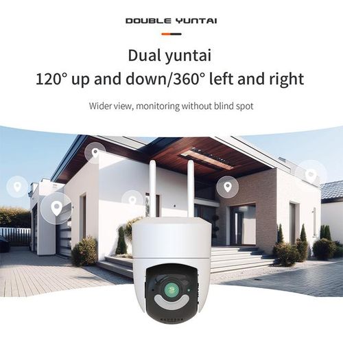 4mp Onvif 2.4g/5g Dual Band Wifi Home Security Cameras Waterproof Motion Detection Outdoor Ip Camera Alarm Surveillance Camera