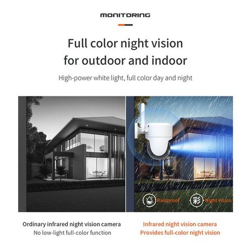 4mp Onvif 2.4g/5g Dual Band Wifi Home Security Cameras Waterproof Motion Detection Outdoor Ip Camera Alarm Surveillance Camera