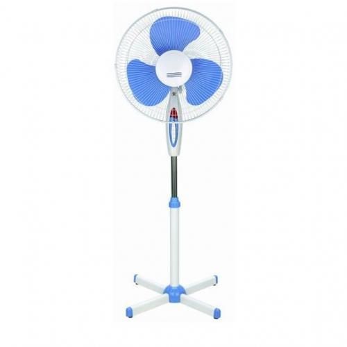 Electric Stand Fan Energy Saving With Variable Speed - White, Blue
