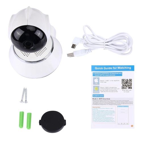 380 HD 1280x720P 1.0MP 360 Degrees Rotatable IP Camera