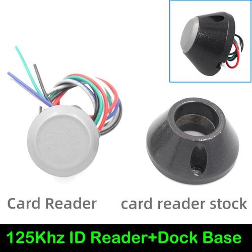Access Control Mini Reader Ip68 Waterproof 125khz 13.56mhz Smallest Scanner Wg26 /34 Output Wiegand Reader