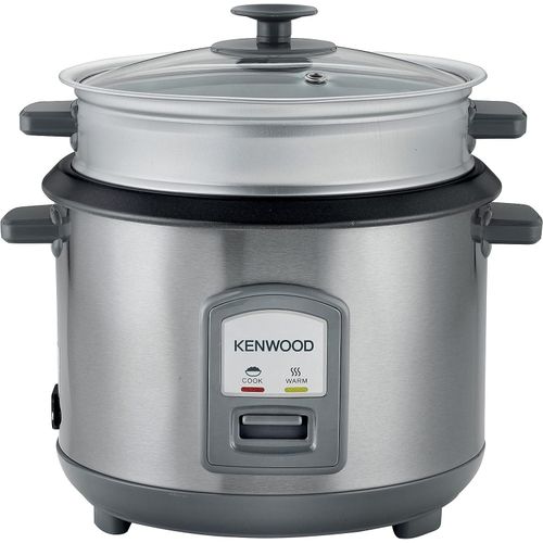 Kenwood Rice Cooker 2.8L With Steam Basket 1000W RCM71- Silver.