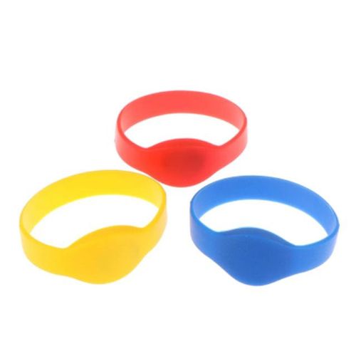 5/10pcs Smart Waterproof Bracelet 13.56mhz Nfc Read-Only Chip Tag 1k S50 Access Control Key Badge 65mm Wristband
