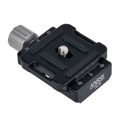Andoer -34 Quick Release Plate Clamp Adapter With One Quick