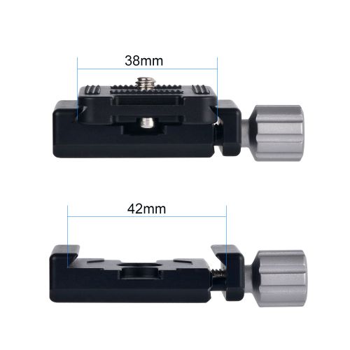 Andoer -34 Quick Release Plate Clamp Adapter With One Quick