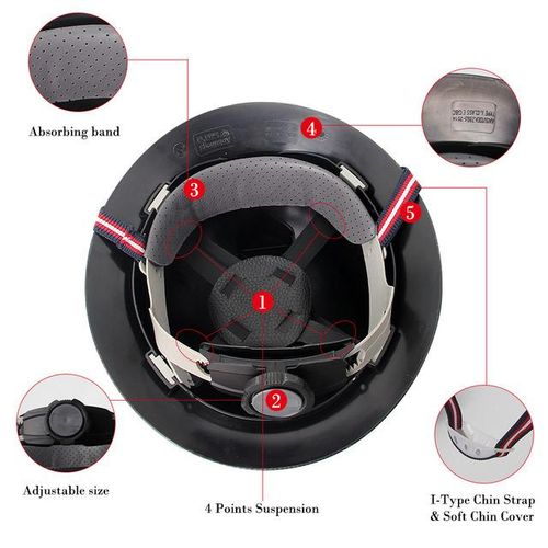 Full Brim Safety Helmet Construction Work Cap Lightweight High Strength Abs Protective Hard Hat Ansi Hard Hat For Engineer
