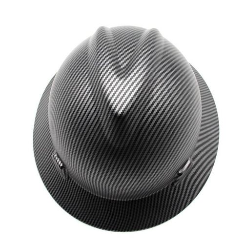 Full Brim Safety Helmet Abs Carbon Fiber Construction Work Cap Lightweight High Strength Railway Protective Equipment Hard Hat