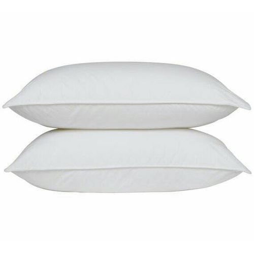 A Pair of Big Fibre Pillows - White