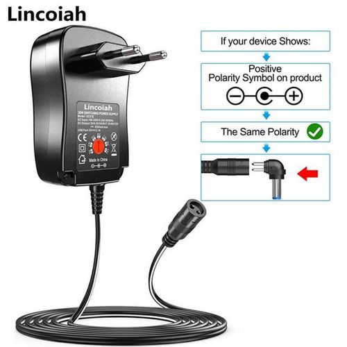 3v 4.5v 5v 6v 7.5v 9v 12v 2a 2.5a Ac/dc Adapter Adjustable Power Supply Adaptor Charger For Cctv Surveillance Camera