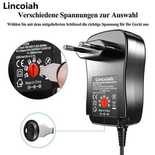 3v 4.5v 5v 6v 7.5v 9v 12v 2a 2.5a Ac/dc Adapter Adjustable Power Supply Adaptor Charger For Cctv Surveillance Camera