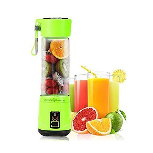 Mini USB Portable Electric Fruit Blender - green/pink/purple