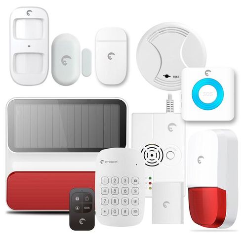 Etiger Home Seciruty 433mhz Wireless Alarm Sensor Water Leakage Gas Sos Panic Button For Home Intruder System