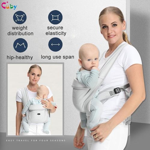 CUBY Baby Carrier Infant Comfortable Sling Wrap Baby Newborn Breathable Mesh