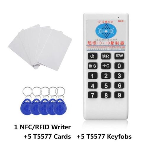 Handheld Reader 125khz-13.56mhz Copier Duplicator Cloner Nfc Id/ic Reader Writer Cards Reader Writer