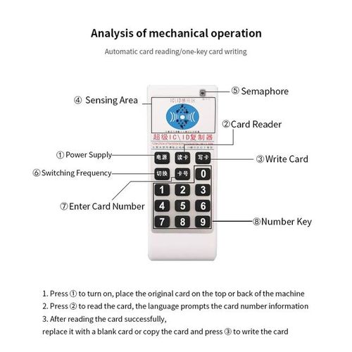 Handheld Reader 125khz-13.56mhz Copier Duplicator Cloner Nfc Id/ic Reader Writer Cards Reader Writer