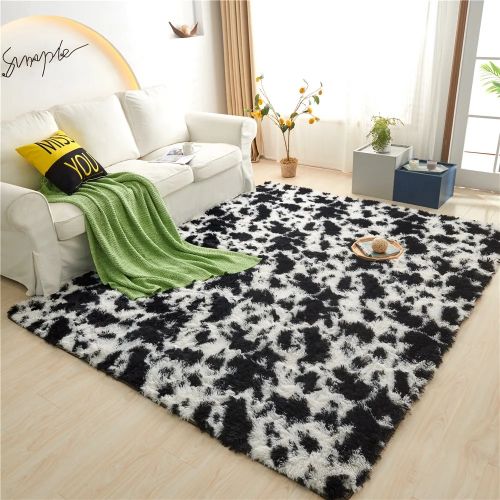 Cow Color Fluffy Carpet - 120*200CM