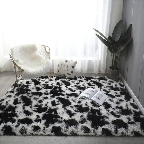 Cow Color Fluffy Carpet - 120*200CM