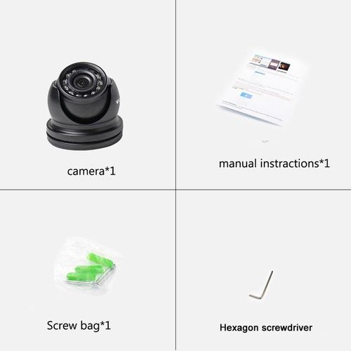 Cctv 1080p 720p Ahd Camera Bnc Avation Outdoor Black Mini Dome Analog Ir Cut For Car Bus Truck Home Surveillance Video Camera