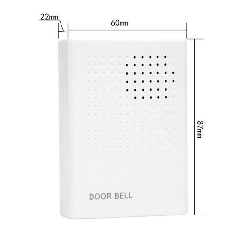 4 Wires Wired White Doorbell Dc12v Access Control Door Bell Electronic Dingdong Ringtone Ring Button For Home Security System