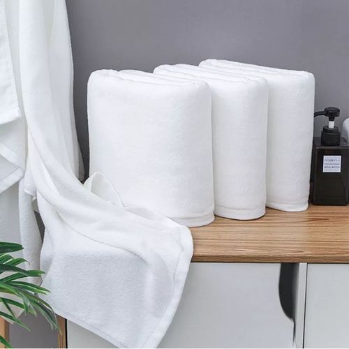 Cotton Bath Towel - White