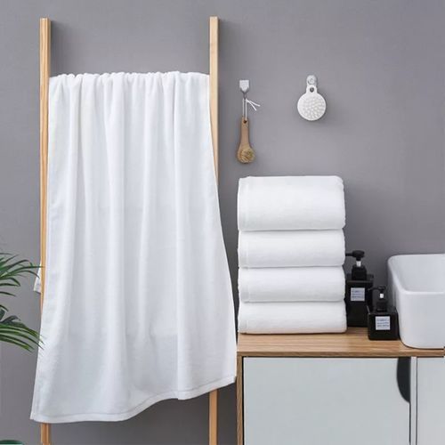 Cotton Bath Towel - White