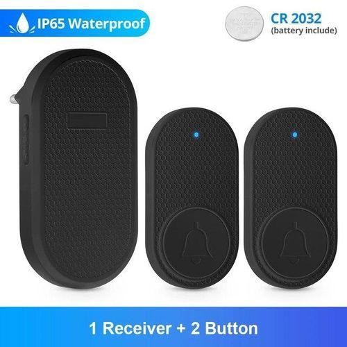 Fuers Wireless Doorbell For Home 32 Songs Waterproof Button Welcome Chime Door Bell Intelligent Smart Alarm System With