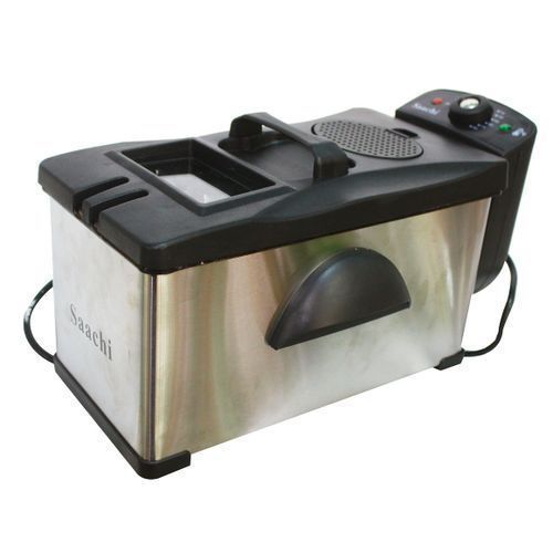 Saachi 3.0Litres Saachi Stainless Steel Electric Deep Fryer-Silver