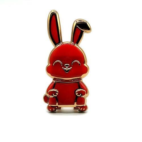 New Cartoon Rabbit Ring Stand Threedimensional Folding