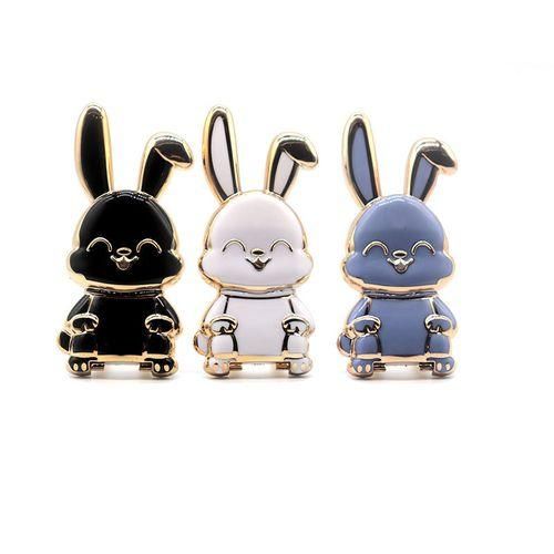 New Cartoon Rabbit Ring Stand Threedimensional Folding