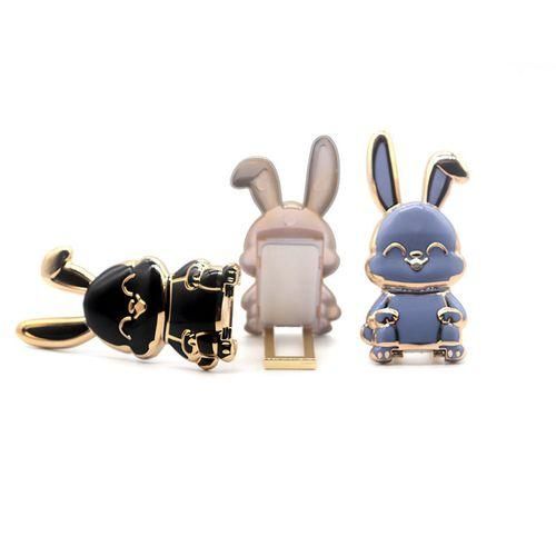 New Cartoon Rabbit Ring Stand Threedimensional Folding