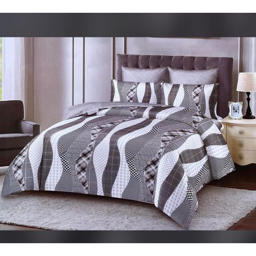 6*6 Duvet Sett With 1 Bedsheet 2 Pillowcases-White