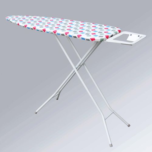Foldable Ironing Board With Aluminum Stands- Multicolor