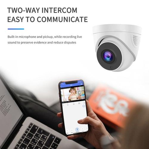 Two-Way Audio Wifi Surveillance Camera Ir Night Vision Small Dome Wireless Ip Camera Indoor Outdoor Cctv Cam Home Security