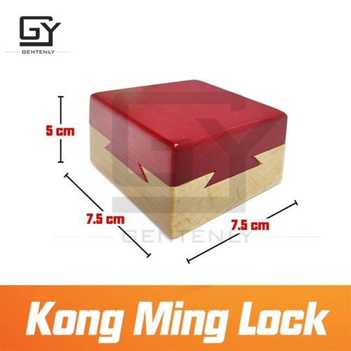 Escape Room Game Puzzle Kong Ming Lock Ancient Intellectual Lock 3d Wooden Game Prop Interlocked Magnetic Lock Secret Box