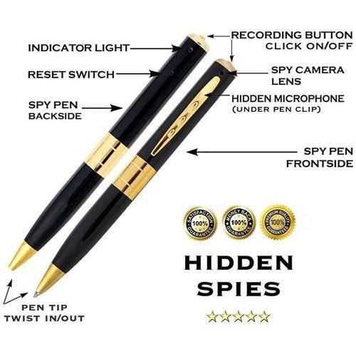 Mini Hidden Camera Pin Hole Camera Surveillance Pen Camera