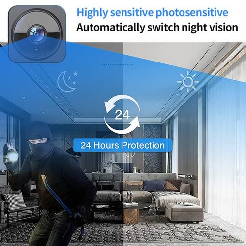 600mah Large 1080p Hd Pixel Wifi Remote Monitoring Camera Ai Automatic Night Vision Indoor Outdoor Surveillance Camera