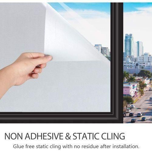 LASA Window Privacy Static Film Frosted Glass Non-Adhesive 90x200cm