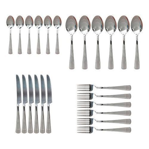 24 Pieces Cuttlery Set  - Silver