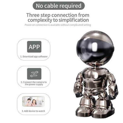 1080P Robot IP Camera Security Camera 360 ° WiFi Wireless 2MP CCTV Camera Smart