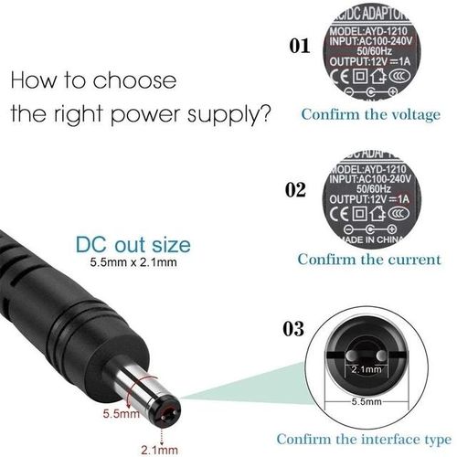 12v/1a Power Supply Wifi Security Camera 12w Power Adapter 100-240v Ac To 12v Dc Wall Plugtransformer For Cctv Camera 4g Router