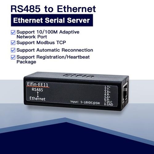 Ee11a Mini Rs485 Serial Server To Ethernet Modbustcp To Ethernet Rj45 Converter With Eembedded Web Server