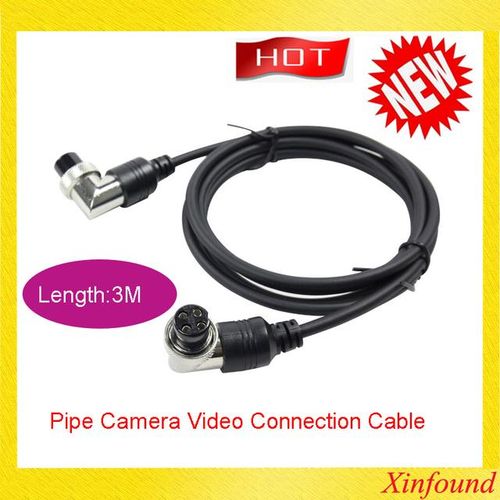 4 Pin Sewer Drain Camera Connecting Cable Replace Connection Wire 1.5m 3m Camera Video Connection Cable 4 Core