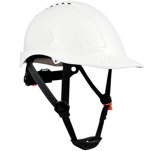 Safety Helmet Full Brim Hard Hat Carbon Fiber Construction Work Cap Lightweight High Strength Railway Abs Protective Hard Hat