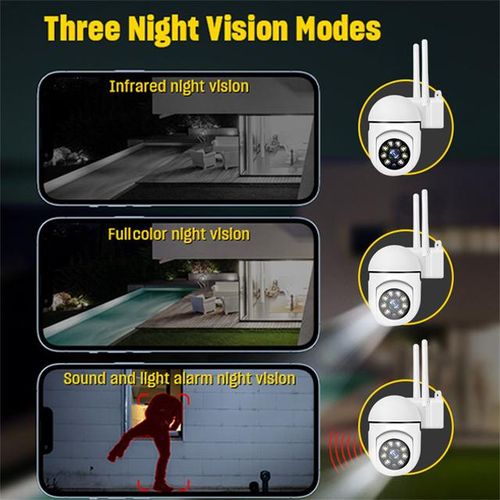 5g Wifi Surveillance Cameras 5mp Ip Camera Ir Full Color Night Vision Security Protection Motion Cctv Outdoor Waterproof Cameras