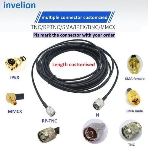 2m4m6m8m Rg58 Coxial Cable Connect With Uhf Reader And High Gain Uhf Antenna Customised RpTncsman Male Female