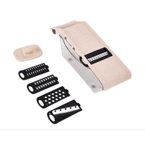 7N1 Vegetable Chopper Slicer Veggie Food Manual Potato PP6+1- Pink