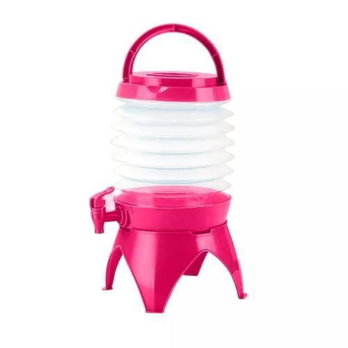 9L Collapsible Juice Beverage Dispenser Tub Water Container With Tap- White