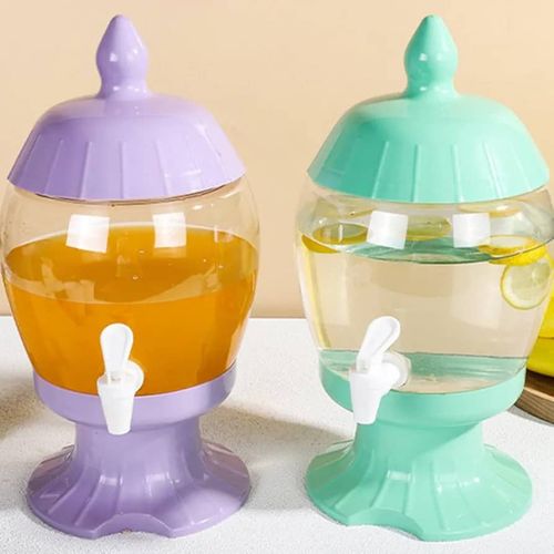 9L Collapsible Juice Beverage Dispenser Tub Water Container With Tap- White