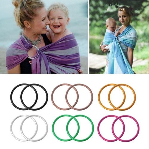 Vivan 2Pc Aluminium Baby Sling Rings For Baby Carriers Connector Circle Baby